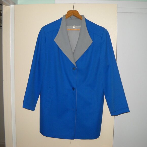 Ladies  Suit Blazer in Blue - Picture 4 of 4